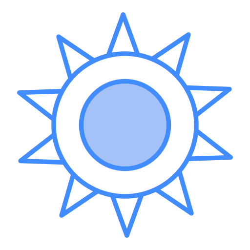 sol Generic Blue Ícone