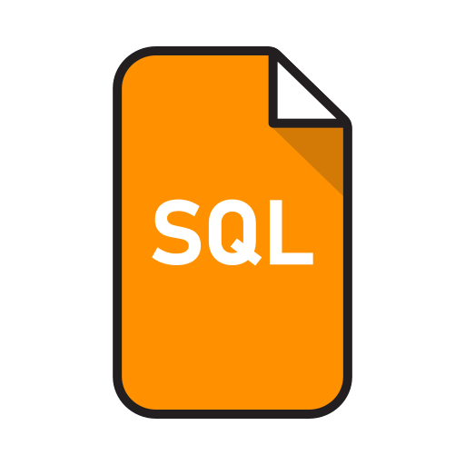 sql Generic Outline Color icona