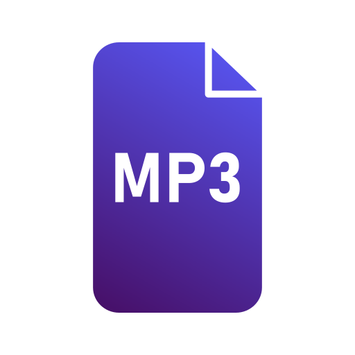 Mp3 Generic Flat Gradient icon