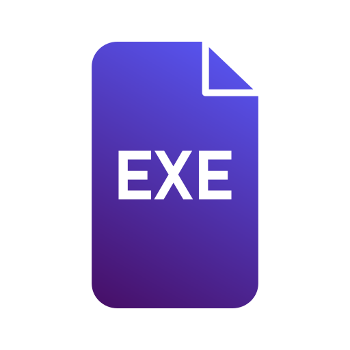 exe Generic Flat Gradient icona