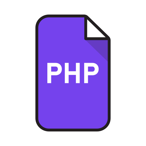 php Generic Outline Color icono