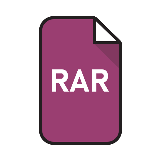 Rar Generic Outline Color icon