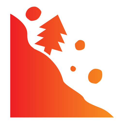 Landslide Generic Flat Gradient icon