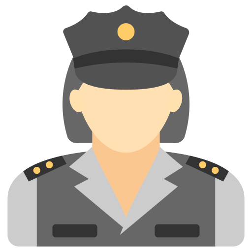 Policewoman Generic Flat icon