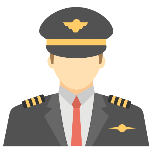 piloot Generic Flat icoon