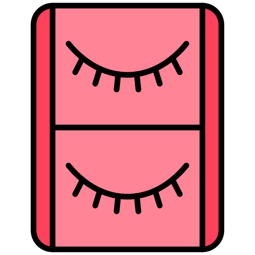 Eyelash Generic color lineal-color icon