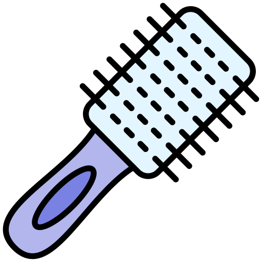 Hair brush Generic color lineal-color icon