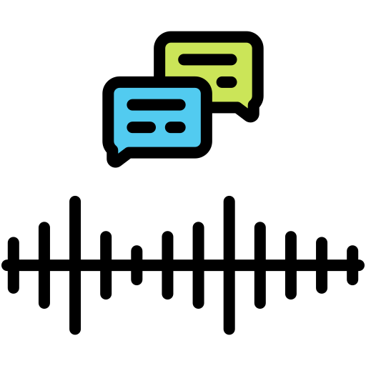 sprachchat Generic Outline Color icon