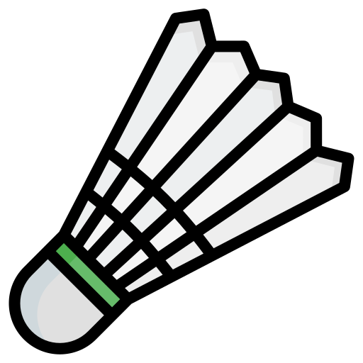 lotka do badmintona Generic Detailed Outline ikona