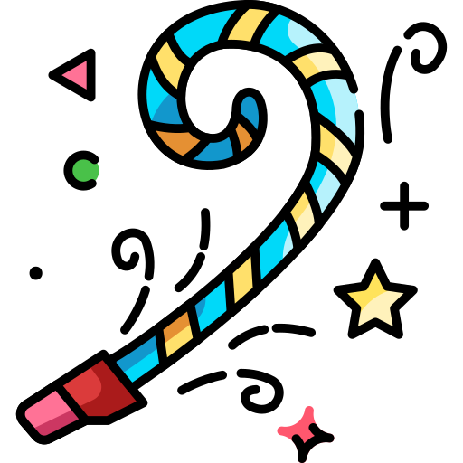 partygebläse Generic Outline Color icon