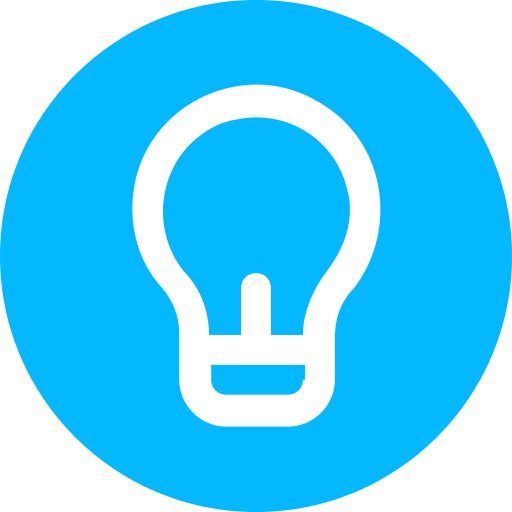 Lightbulb Generic Flat icon