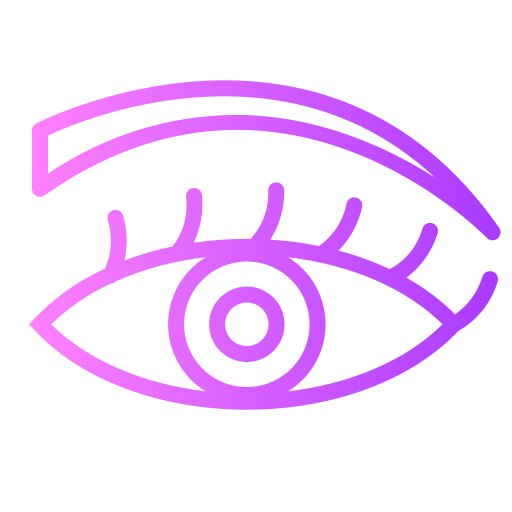 Eyelash Generic Gradient icon