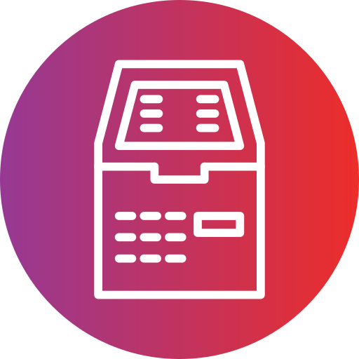 geldautomaat Generic Flat Gradient icoon