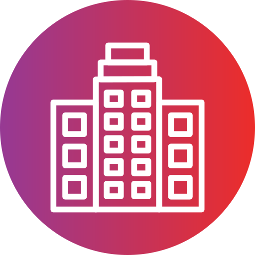 Office building Generic Flat Gradient icon