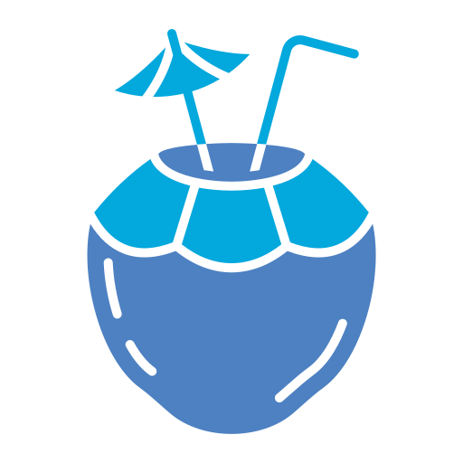 코코넛 워터 Generic Blue icon