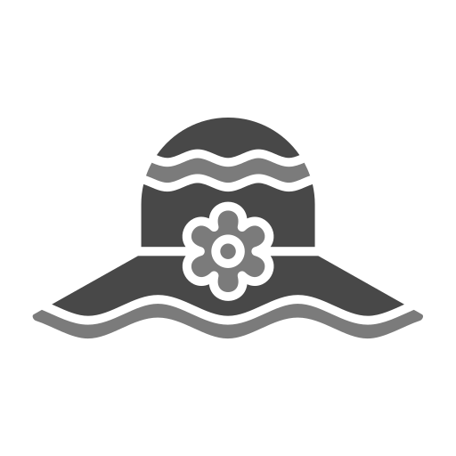 sombrero pamela Generic Grey icono