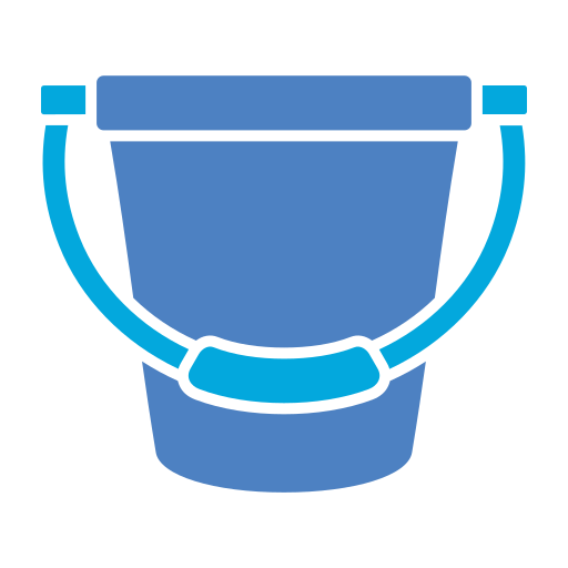 cubo de arena Generic Blue icono