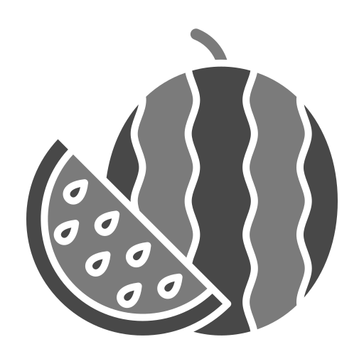 watermeloen Generic Grey icoon