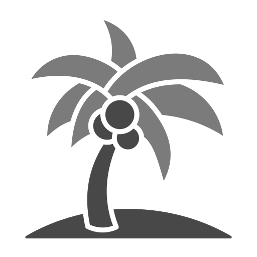 코코넛 나무 Generic Grey icon