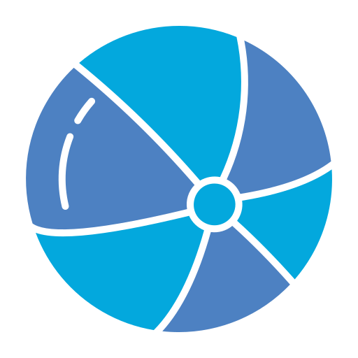 strandbal Generic Blue icoon