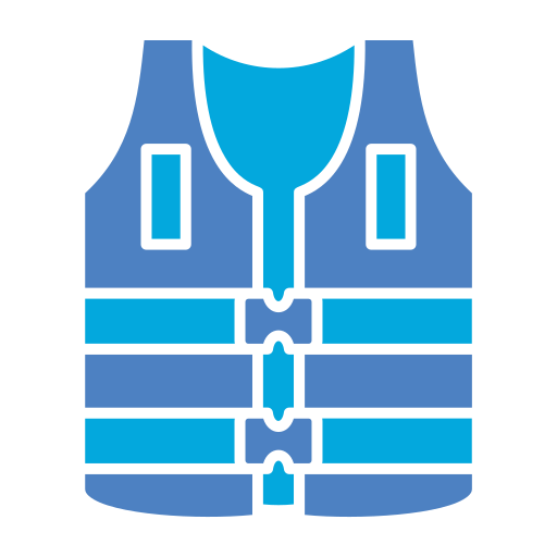 Life Jacket Generic Blue icon