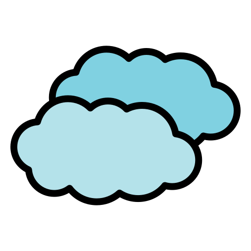 Clouds Generic Outline Color icon