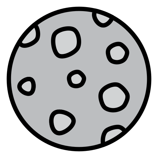 달 Generic Outline Color icon