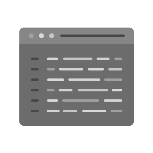 Coding Generic Grey icon