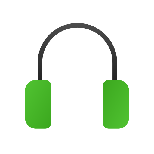 auriculares de música Generic Flat Gradient icono