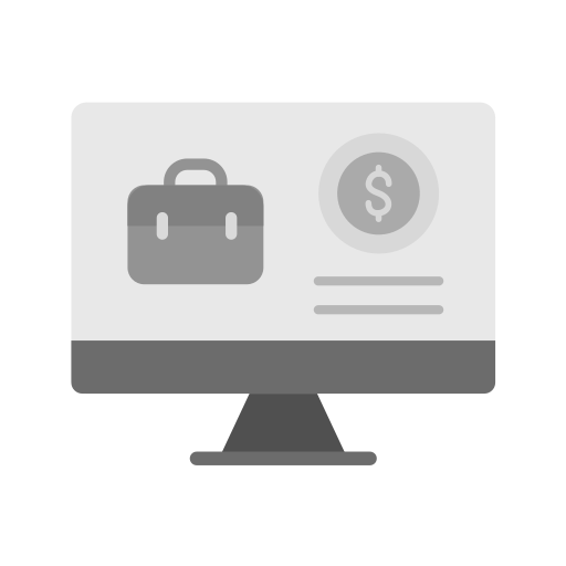Online Business Generic Grey icon