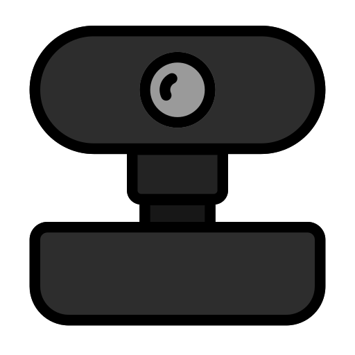 Web cam Generic Outline Color icon