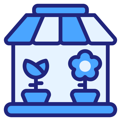 fleuriste Generic Blue Icône