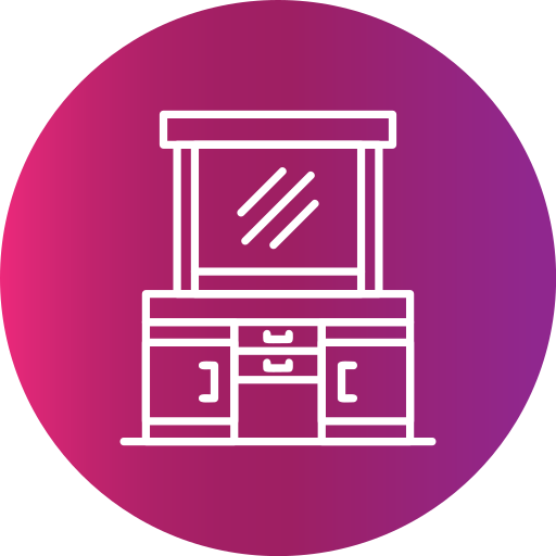 dressing table Generic Flat Gradient icon