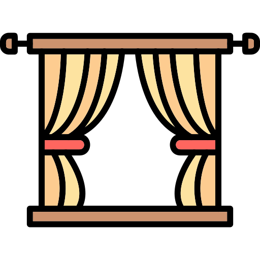 Curtain Generic Outline Color icon