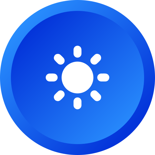 Brightness Generic Flat Gradient icon