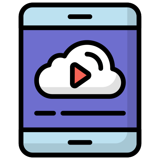 chmura mobilna Generic Outline Color ikona