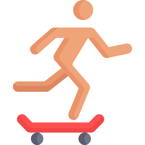 Skateboard Special Flat icon