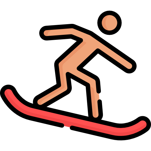 Snowboard Special Lineal color icon