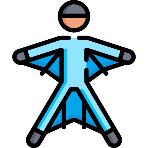 Wingsuit Special Lineal color icon