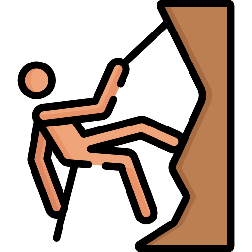Climbing Special Lineal color icon