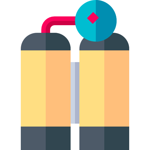 酸素タンク Basic Straight Flat icon