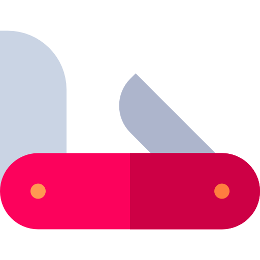 Penknife Basic Straight Flat icon