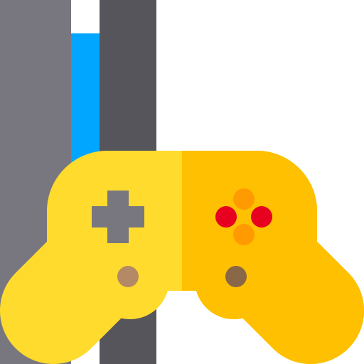 ゲームコントローラ Basic Straight Flat icon