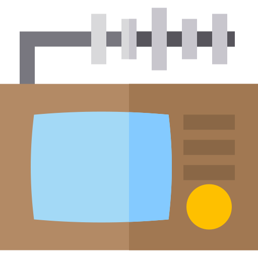 fernseher Basic Straight Flat icon