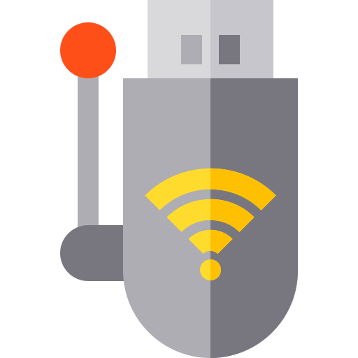 Wireless Basic Straight Flat icon