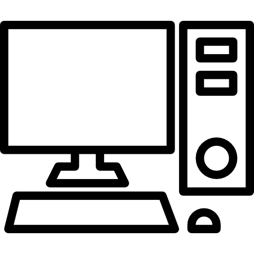 komputer Catkuro Lineal ikona