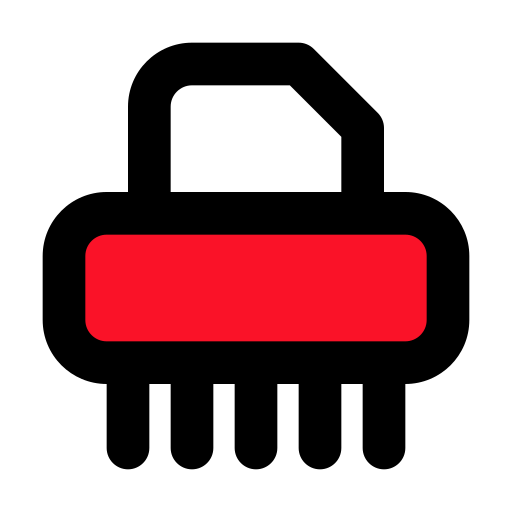 aktenvernichter Generic Outline Color icon