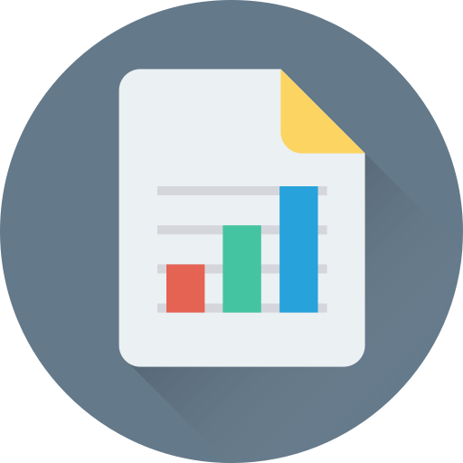 rapport d'activité Generic Flat Icône