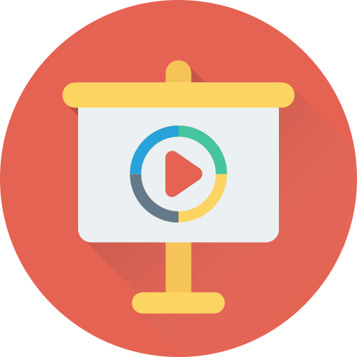 video presentatie Generic Flat icoon