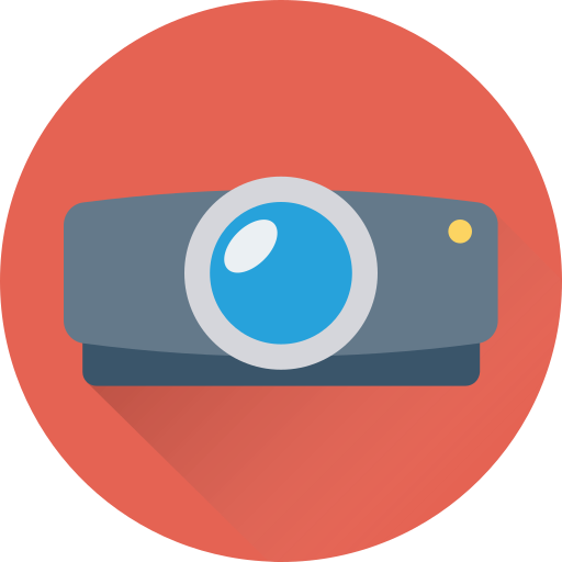 urządzenie projektora Generic Flat ikona
